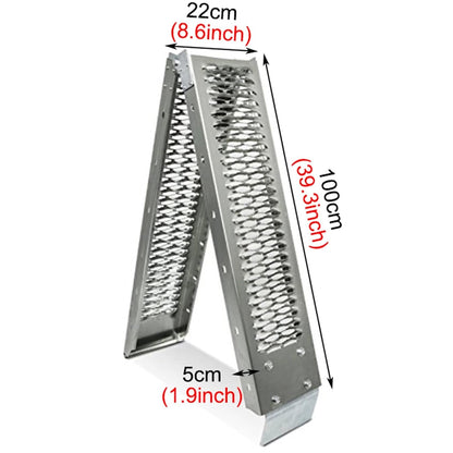 Folding Ramps ATV Mower Loading Ramps Pair