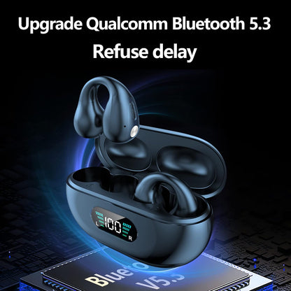 Open Ear Clip Headphones, Wireless Earbuds Bluetooth Earphones