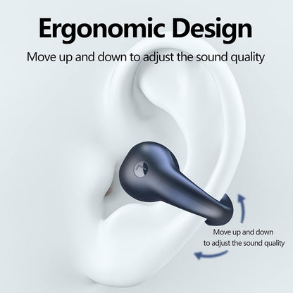 Open Ear Clip Headphones, Wireless Earbuds Bluetooth Earphones
