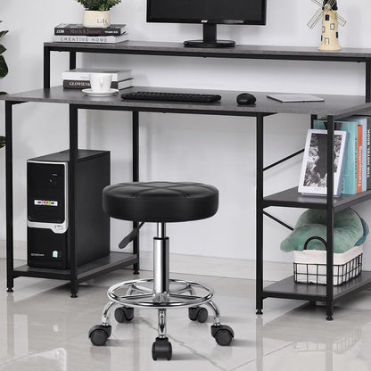 Salon Stool Adjustable Rolling Spa Stool