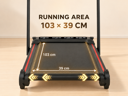 Compact Motorised Treadmill - 140kg, Bluetooth, 3.5HP