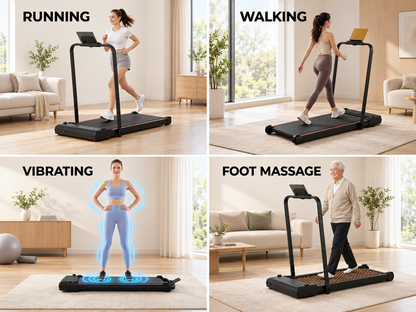 Compact Motorised Treadmill - 140kg, Bluetooth, 3.5HP