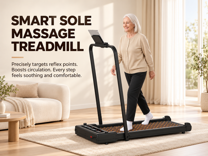 Compact Motorised Treadmill - 140kg, Bluetooth, 3.5HP