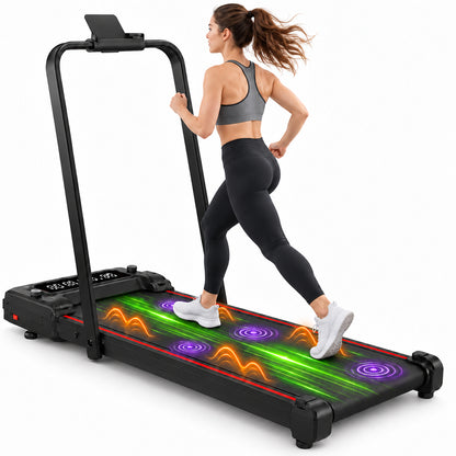 Foldable 4-in-1 Walking & Running Smart Treadmill