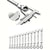 Ratchet Wrench Set – 12-Piece 8–19mm Flex Head Ratchet Wrench Set