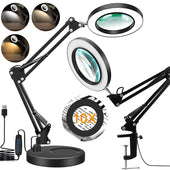 10 x Magnifying Desk Lamp LED Magnifier