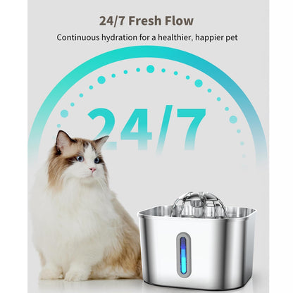 2.2L Pet Water Fountain Cat Dog Water Fountain