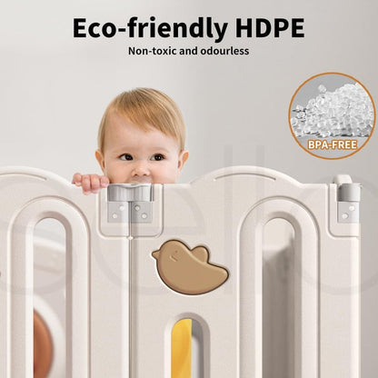 Baby Playpen Kids Playpen – 16 Panel Foldable Safety Play Area