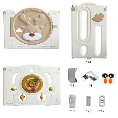 Baby Playpen Kids Playpen – 16 Panel Foldable Safety Play Area