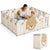 Baby Playpen Kids Playpen – 16 Panel Foldable Safety Play Area