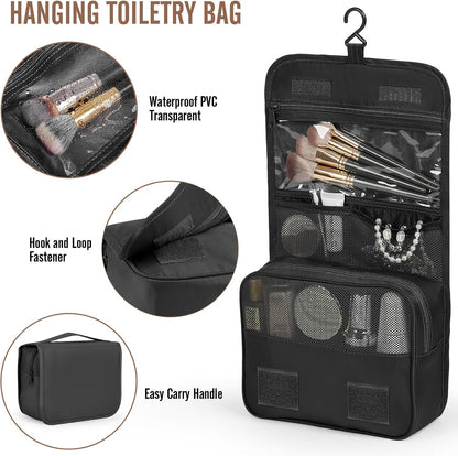 8Pcs Packing Cubes for Travel Luggage Organiser Bag-Black