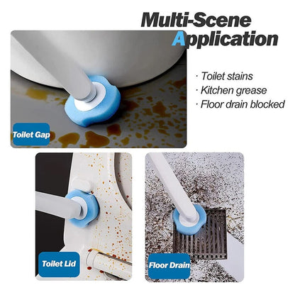 Toilet Brush Holder Set – Disposable Toilet Wand with 16 Replacement Heads