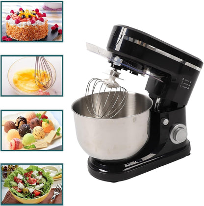1000W Electric Stand Mixer – 5L Bowl, 6-Speed Multifunctional Mixer with Baking Accessories