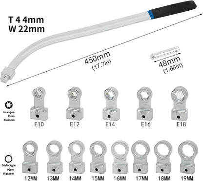 15PCS Serpentine Drive Belt Tool Kit