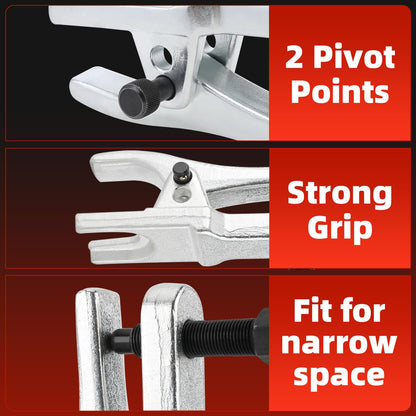 5pc Ball Joint Separator Kit / Steering & Suspension Joints Remover Tool Kit