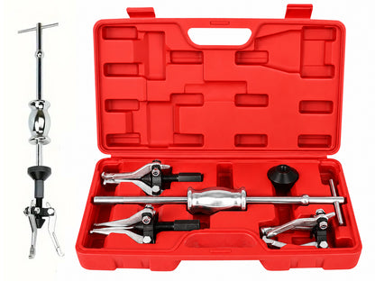 Bearing Puller with Slide Hammer Tool Set – 15–80mm 3-Jaw Internal & External Puller