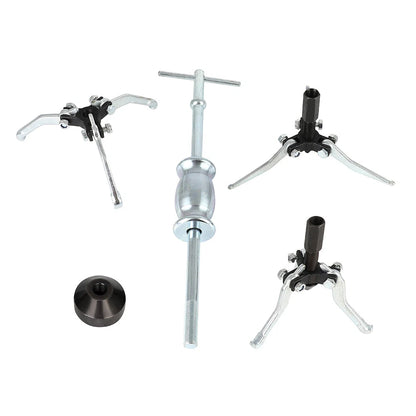 Bearing Puller with Slide Hammer Tool Set – 15–80mm 3-Jaw Internal & External Puller
