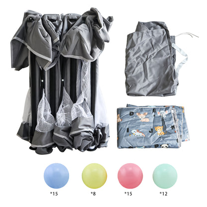 Playpen Foldable Playard with Mat