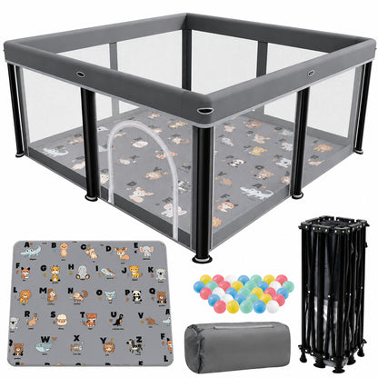 Playpen Foldable Playard with Mat