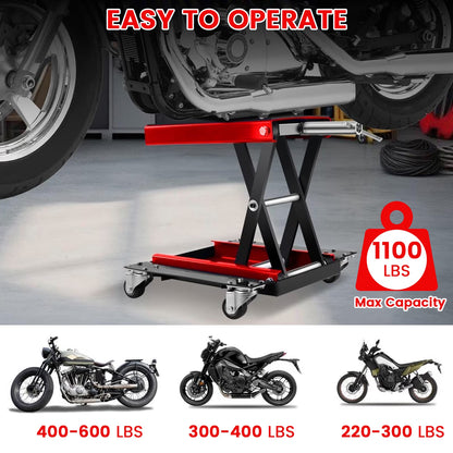 Motorcycle Scissor Lift Stand with Pad