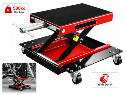Motorcycle Scissor Lift Stand with Pad