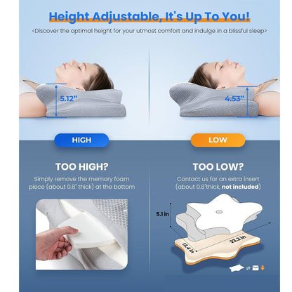 Cervical Neck Pillow Ergonomic Pillow