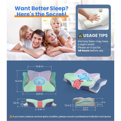 Cervical Neck Pillow Ergonomic Pillow