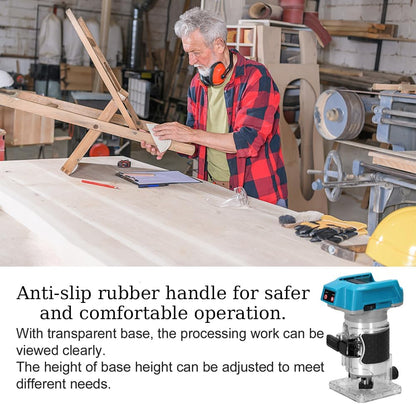 Cordless Wood Router 18000RPM  6 Speed