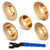 5-Piece Wood Carving Disc Set for 4" and 4 1/2" Angle Grinders
