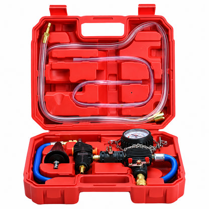 Radiator Coolant Vacuum Purge & Refill Kit Cooling System Tester Tool Kit