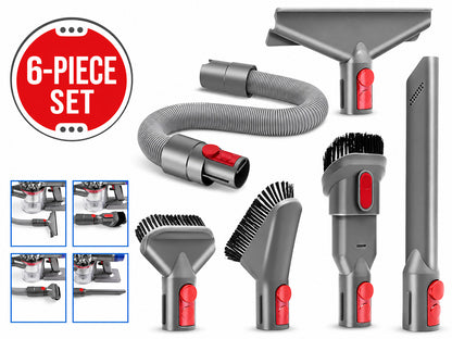 Vacuum Cleaner Accessories Set 6 Piece Attachment Kit for Dyson Cordless Vacuums