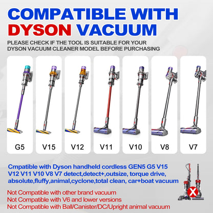 Vacuum Cleaner Accessories Set 6 Piece Attachment Kit for Dyson Cordless Vacuums