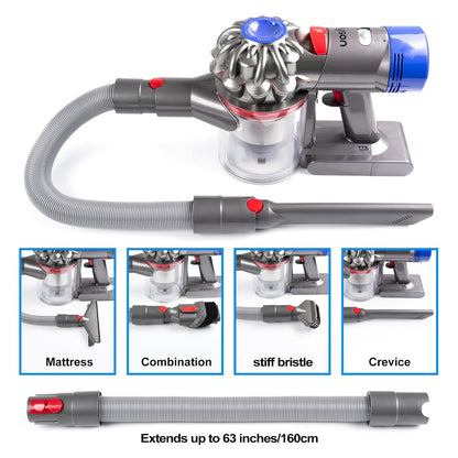 Vacuum Cleaner Accessories Set 6 Piece Attachment Kit for Dyson Cordless Vacuums