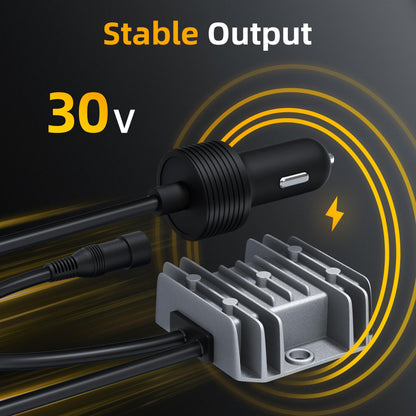 Starlink Mini Car Adapter with Step-Up Converter