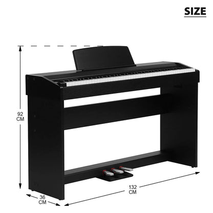 88-Key Weighted Hammer Action Keyboard Piano with 3 Pedals