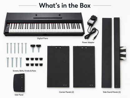 88-Key Weighted Hammer Action Keyboard Piano with 3 Pedals