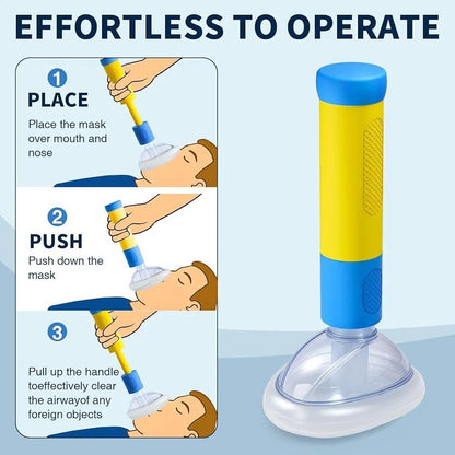 Anti Choking Device Portable Emergency Airway Suction Tool for Home & Travel
