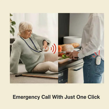 Wireless Caregiver Pager SOS Call Button for Patients Elderly Pregnant Disabled