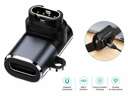 Micro to Garmin Watch Charging Adapter