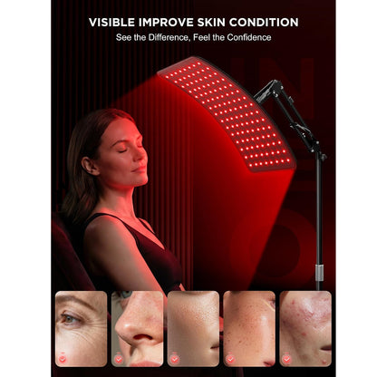 LED Red Light Therapy Lamp