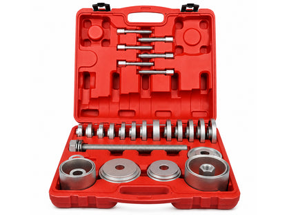 31-Piece Wheel Bearing Removal Kit – Front & Rear Hub Bearing Puller & Press Set