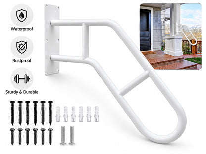 Outdoor Wall Hand Railing Handrail Outdoor Black
