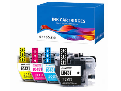 Brother LC431XL Ink Cartridge Full Set Compatible High Yield * 4