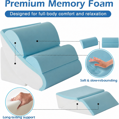 6PCS Orthopedic Bed Wedge Pillow Set