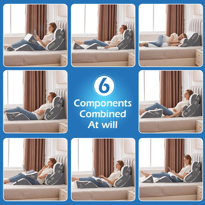 6PCS Orthopedic Bed Wedge Pillow Set