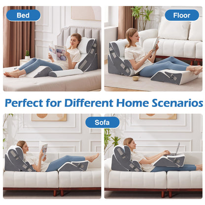 6PCS Orthopedic Bed Wedge Pillow Set