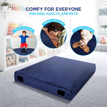 Sensory Crash Pad with Soft Velvet Cover