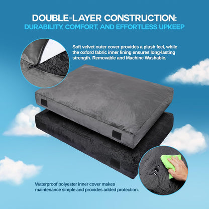 Sensory Crash Pad with Soft Velvet Cover