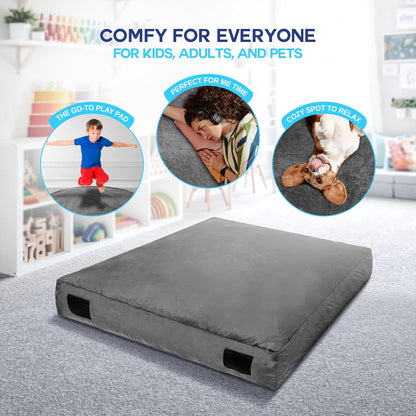 Sensory Crash Pad with Soft Velvet Cover