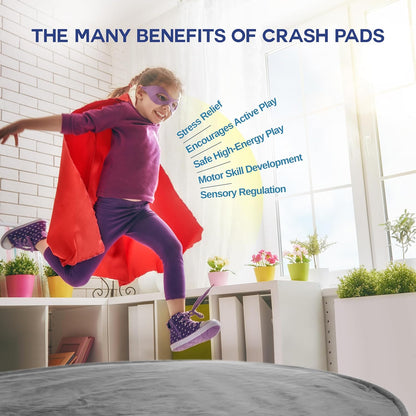 Sensory Crash Pad with Soft Velvet Cover